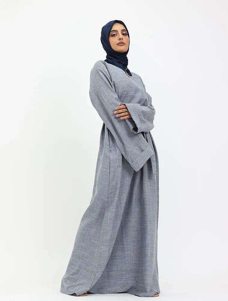 Denim Linen Abaya
